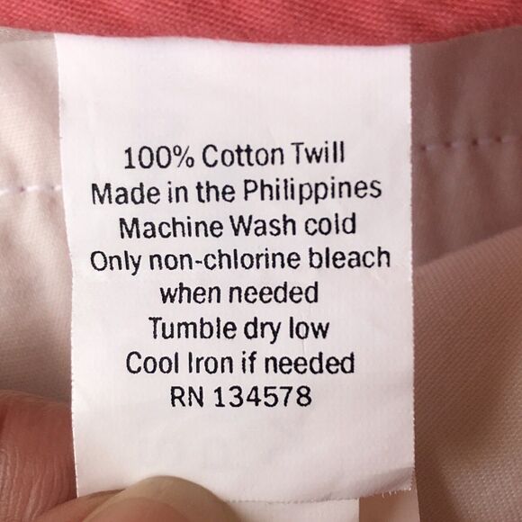 Vineyard Vines Men's 100% Cotton Club Short Nantucket Red Pink • Size 30 - Picture 5 of 15